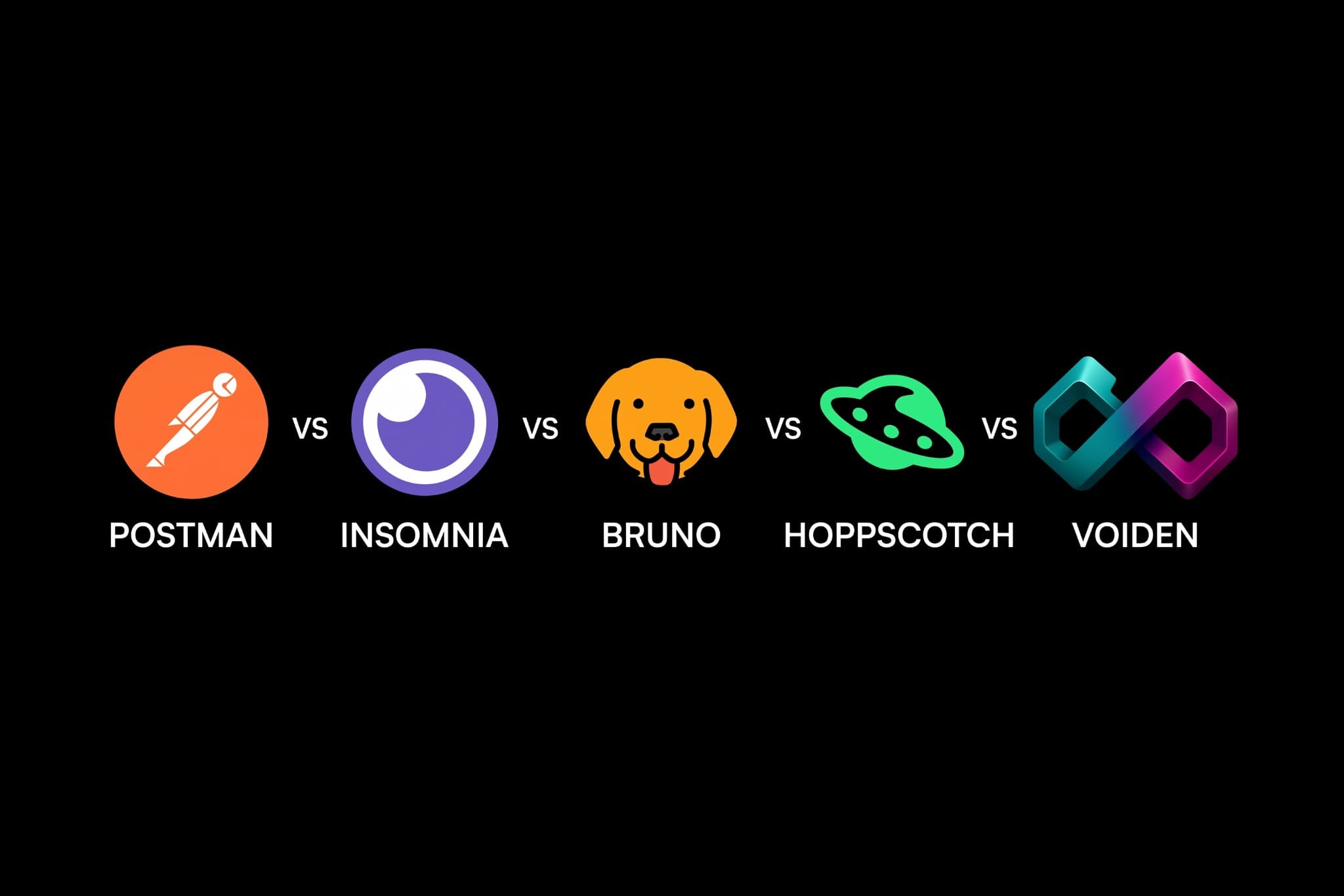 Postman vs Insomnia vs Bruno vs Hoppscotch vs Voiden: The 2026 API Client Comparison