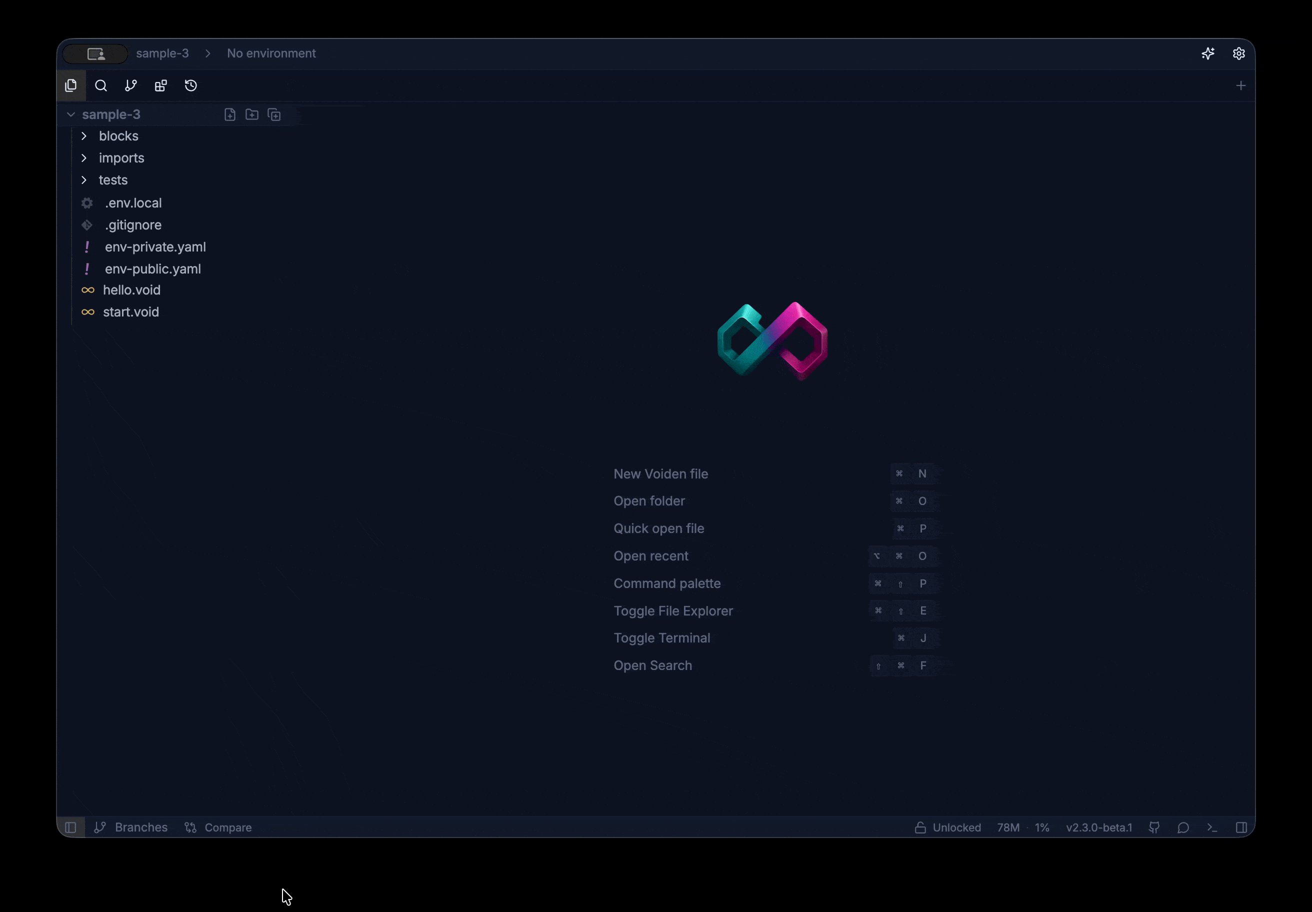 Importing an OpenAPI spec and generating .void files in Voiden
